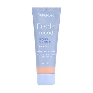 Base Sérum Facial Ruby Rose Feels Mood FPS20 Cor MC52