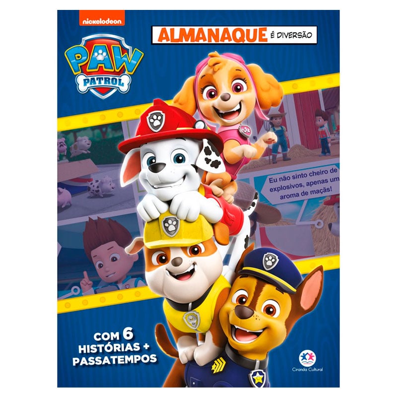 Livro Patrulha Canina Almanaque 1 Unidade