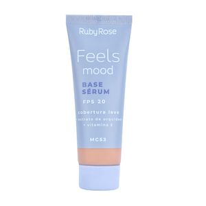 Base Sérum Facial Ruby Rose Feels Mood FPS20 Cor MC53