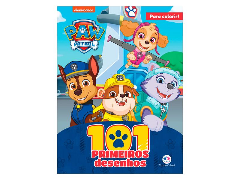Livro-Patrulha-Canina-101-Primeiros-Desenhos-1-Unidade