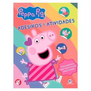 Livro Peppa Pig Adesivos e Atividades 1 Unidade