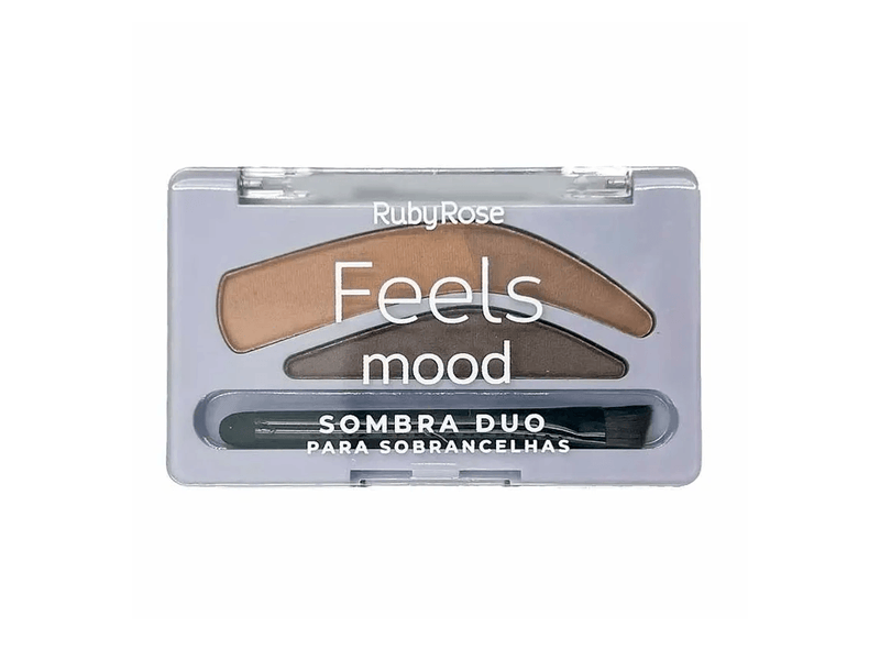 Sombra Duo Para Sobrancelhas Ruby Rose Feels Mood Cor 01 1 Unidade