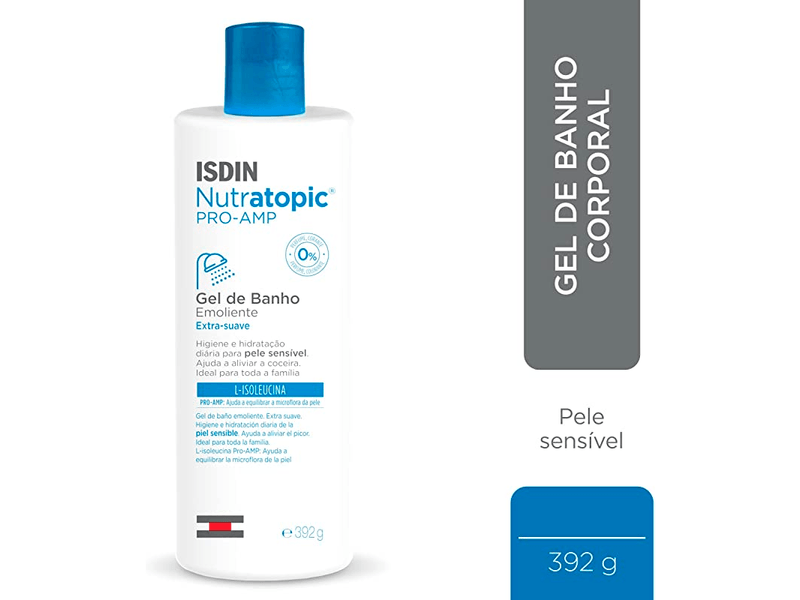 Gel-De-Banho-Emoliente-Isdin-Nutratopic-Pro-Amp-392g