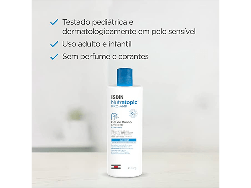 Gel-De-Banho-Emoliente-Isdin-Nutratopic-Pro-Amp-392g