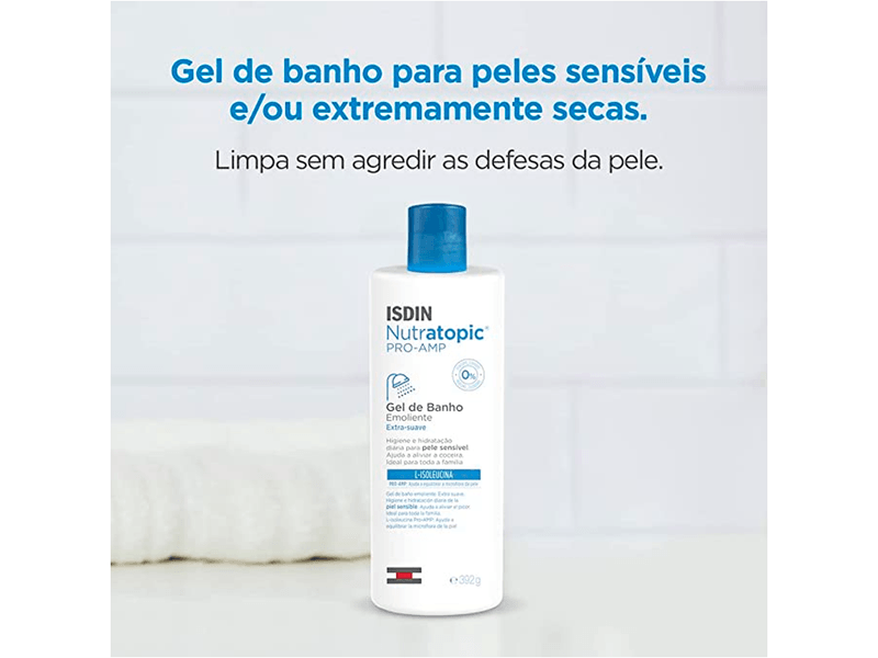 Gel-De-Banho-Emoliente-Isdin-Nutratopic-Pro-Amp-392g