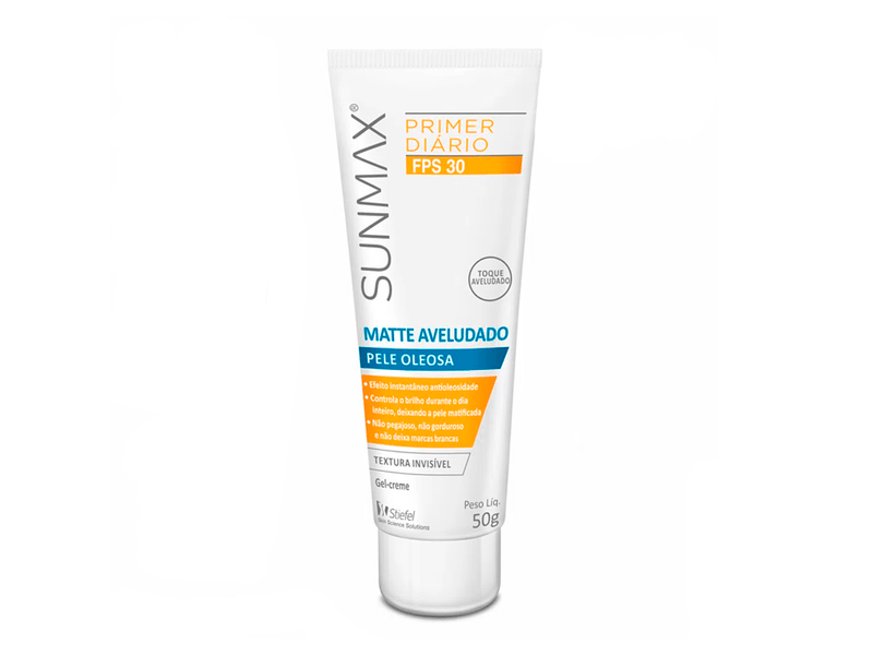 Primer-Diario-Sunmax-Matte-Aveludado-FPS30-Gel-Creme-50g