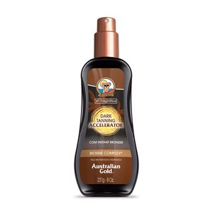 Bronzeador Australian Gold Dark Tanning Accelerator Gel Spray 237g