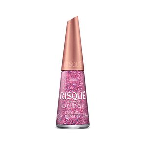Esmalte Risqué Livre Para Brilhar Cravejada no Glitter 8ml