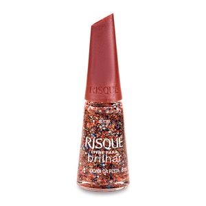 Esmalte Risqué Livre Pra Brilhar Dona da Festa 8ml