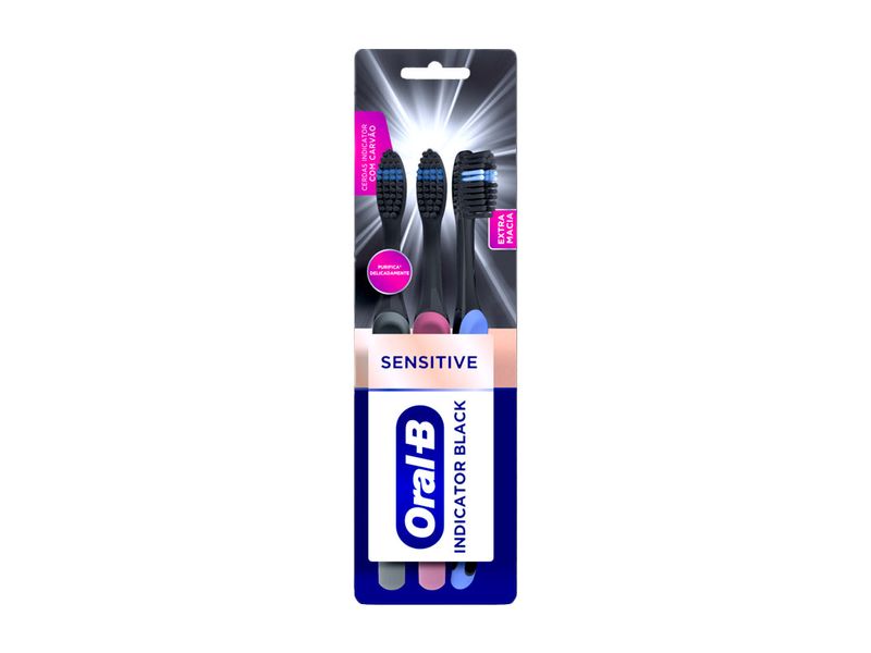 Escova-Dental-Oral-B-Indicador-Black-com-Carvao-3-Unidades