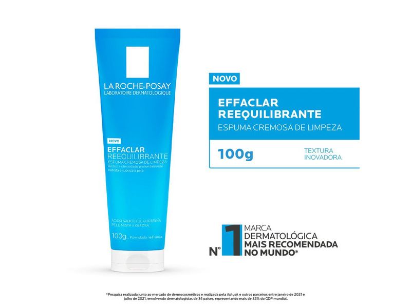 Espuma-Cremosa-de-Limpeza-La-Roche-Posay-Effaclar-Reequilibrante-100g