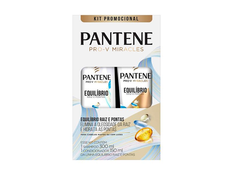 Kit-Shampoo-Pantene-Equilibrio-Raiz-e-Pontas-300ml---Condicionador-150ml