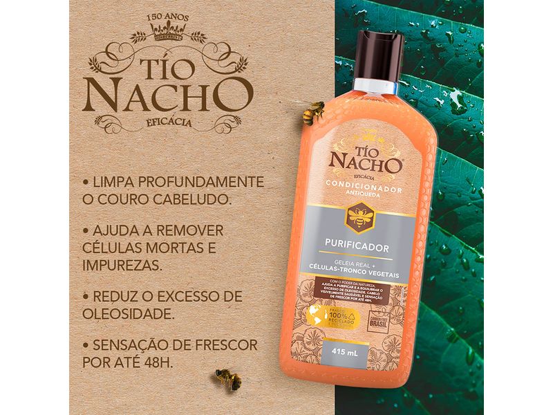 Condicionador Antiqueda Tio Nacho Purificador 415ml
