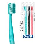 Escova-Dental-Oral-B-Iconic-Premium-Ultra-Soft-3-Unidades