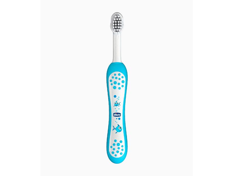 Escova-de-Dente-Infantil-Chicco--6-Meses-Cor-Azul-1-Unidade