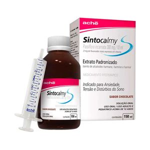 Sintocalmy 300mg/10ml Sabor Chocolate Solução Oral 100ml