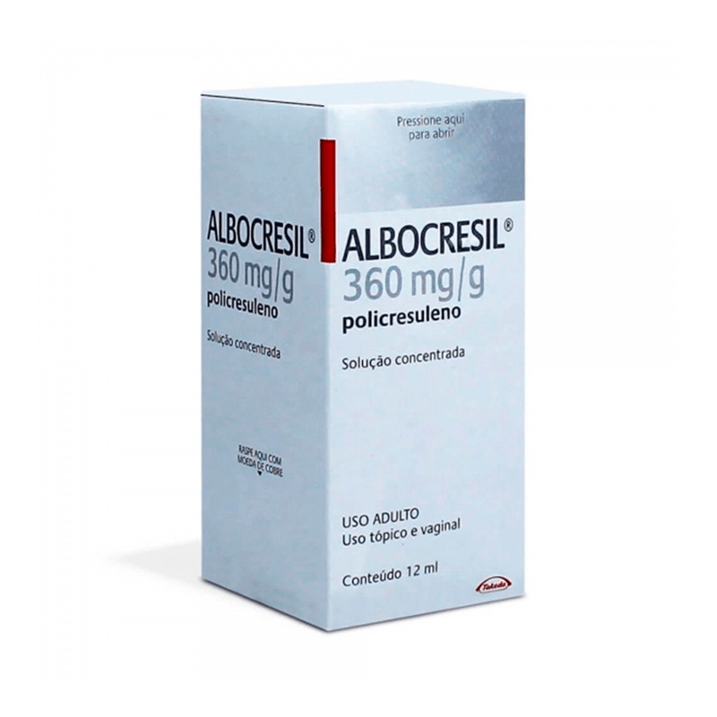 Albocresil 360mg/g Solução Concentrada 12ml em Oferta