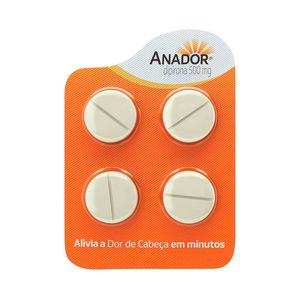 Anador 500mg  4 Comprimidos