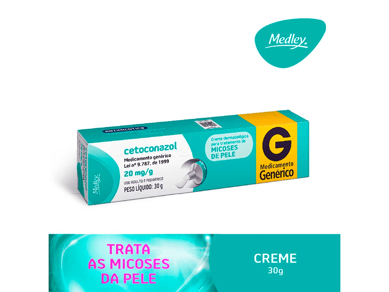 Cetoconazol-20mg-g-Medley-Creme-Dermatologico-30g
