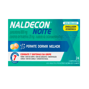 Naldecon Noite 24 Comprimidos