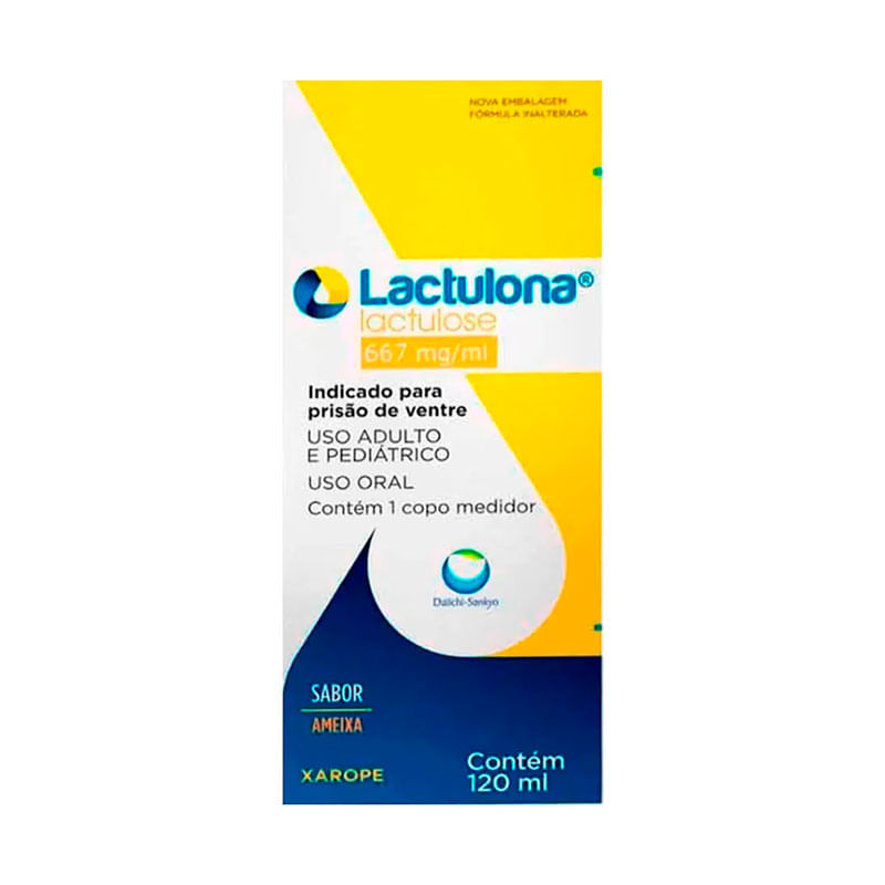 Lactulona 667mg/ml Xarope Sabor Ameixa 120ml + Copo Medidor