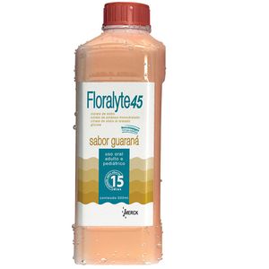 Floralyte 45meq/l solução oral frasco com 500ml sabor guaraná
