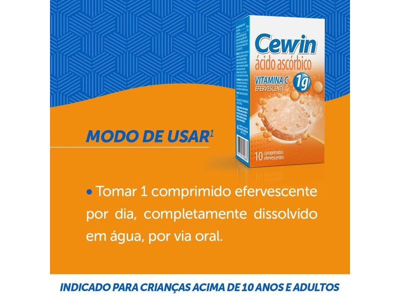 Vitamina-C-Cewin-1g-com-10-Comprimidos-Efervescentes
