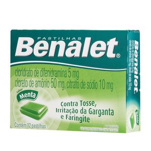 Pastilhas Benalet Menta 12 unidades