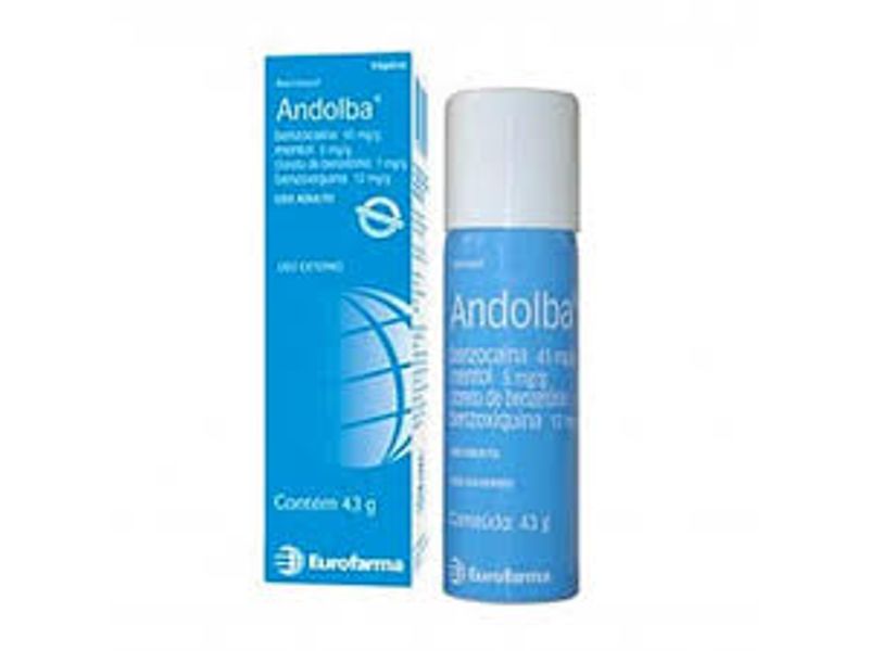 Andolba 45 + 05 + 05% Aerossol Tópico 43g em Oferta | Drogal