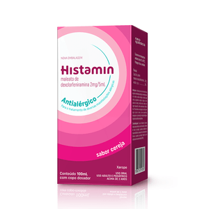 Histamin Xarope 2mg/5ml Sabor Cereja 100ml + Copo Dosador