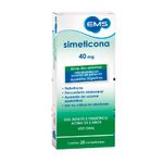Simeticona---EMS-40mg-Caixa-com-20-Comprimidos