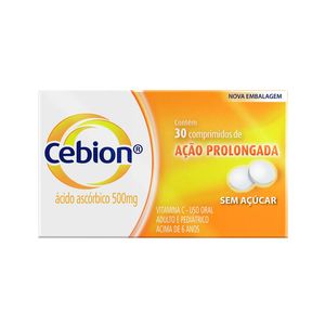Cebion 500mg caixa com 30 comprimidos