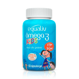 Ômega 3 Equaliv Kids Laranja 60 Cápsulas