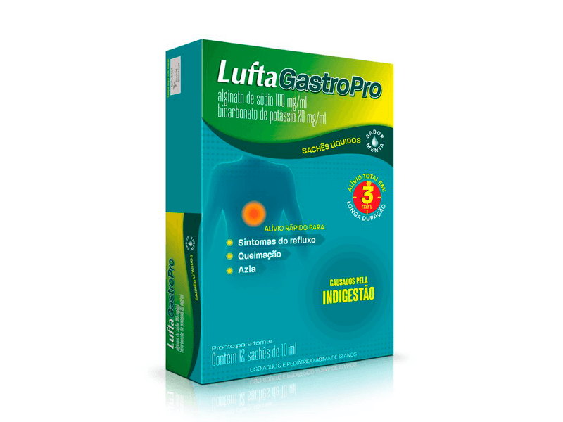 LuftaGastroPro-Suspensao-Oral-Sabor-Menta-12-Saches-Liquidos-10ml