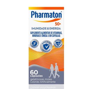 Suplemento Alimentar Pharmaton 50+ Imunidade e Energia 60 Cápsulas