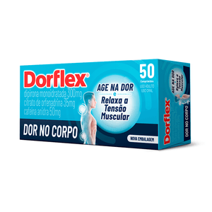 Analgésico e Relaxante Muscular Dorflex 50 Comprimidos