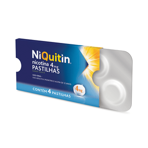 NiQuitin Nicotina 4mg 4 Pastatilhas
