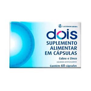 Suplemento Alimentar Dois 60 Cápsulas