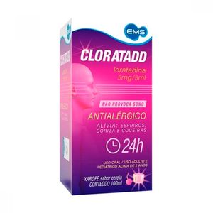 Cloratadd Xarope 5mg/ml Frasco 100ml