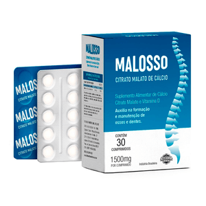 Suplemento alimentar Malosso 30 Comprimidos