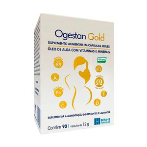 Suplemento Alimentar Ogestan Gold 90 Cápsulas Moles