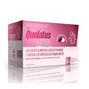 Suplemento Alimentar Quelatus Gest 60 Cápsulas Gelatinosas Moles