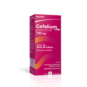Cefalium One 750mg 20 Comprimidos - Ache