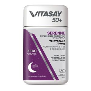 Suplemento Alimentar Vitasay 50+ Serenne 60 Cápsulas Gelatinosas Moles