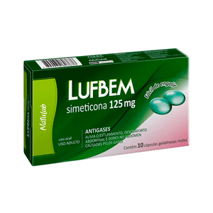 Lufbem 125mg 10 Cápsulas Gelatinosas Moles