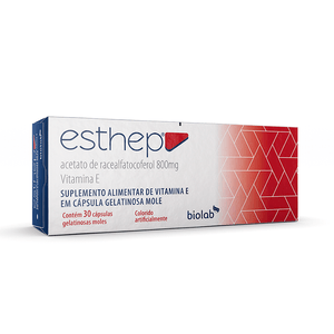 Suplemento Alimentar Esthep 800mg 30 Cápsulas Gelatinosas Moles