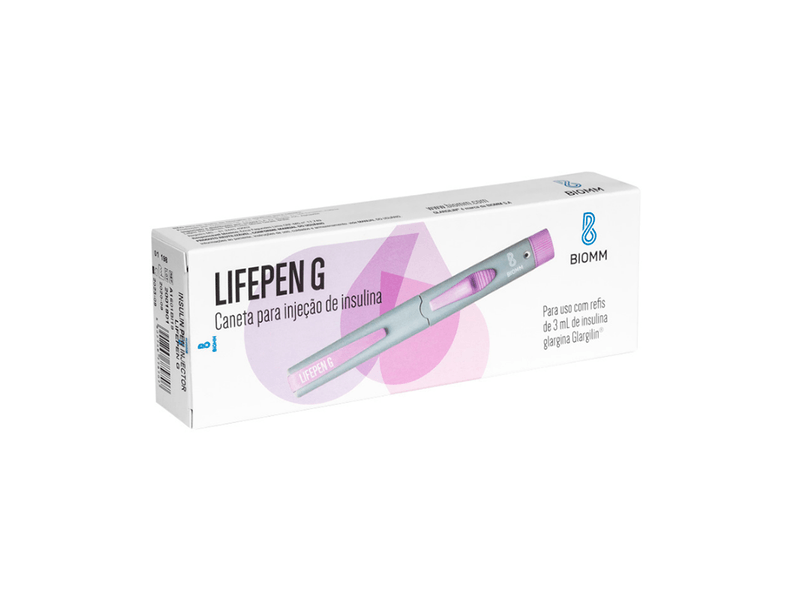 Caneta-Roxa-Lifepen-G-Para-Insulina-Glargilin