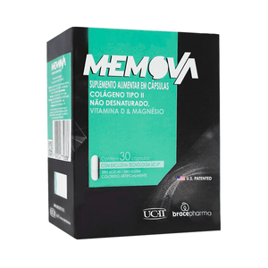 Suplemento Alimentar Memova Colágeno Tipo II 30 Cápsulas