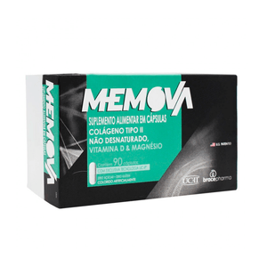 Suplemento Alimentar Memova Colágeno Tipo II 90 Cápsulas