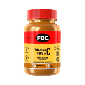 Suplemento Alimentar Vitamina C 1.000mg Timed Release 30 Comprimidos